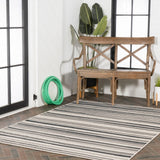 Castara Wavy Stripe Modern Indoor/outdoor Area Rug
