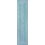 Chevron Modern Concentric Squares Indoor/outdoor Area Rug