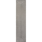 Chevron Modern Concentric Squares Indoor/outdoor Area Rug