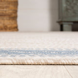 Lucia Classic Diamond Border Indoor/outdoor Area Rug