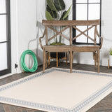 Lucia Classic Diamond Border Indoor/outdoor Area Rug