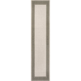 Lucia Classic Diamond Border Indoor/outdoor Area Rug