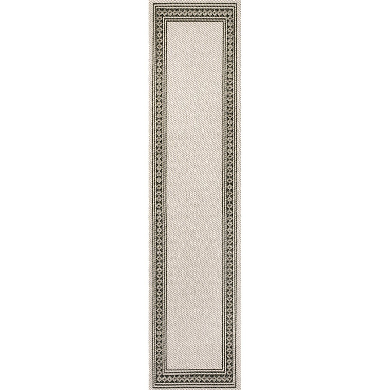 Lucia Classic Diamond Border Indoor/outdoor Area Rug