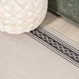 Lucia Classic Diamond Border Indoor/outdoor Area Rug