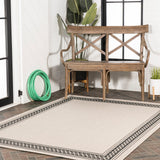 Lucia Classic Diamond Border Indoor/outdoor Area Rug