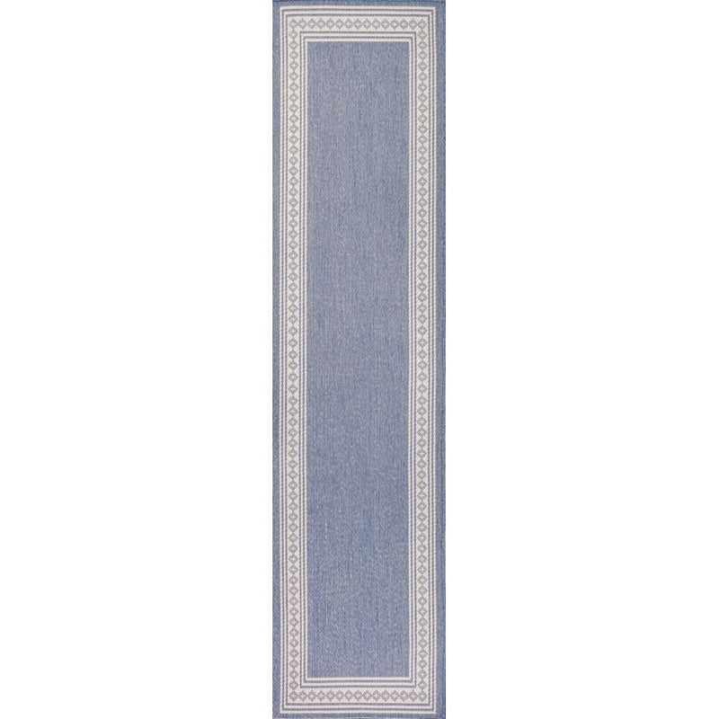 Lucia Classic Diamond Border Indoor/outdoor Area Rug