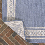 Lucia Classic Diamond Border Indoor/outdoor Area Rug
