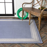 Lucia Classic Diamond Border Indoor/outdoor Area Rug