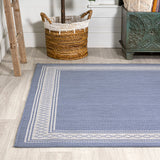 Lucia Classic Diamond Border Indoor/outdoor Area Rug