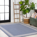 Lucia Classic Diamond Border Indoor/outdoor Area Rug