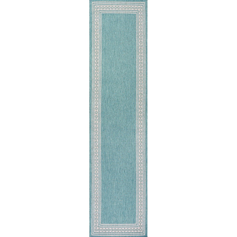 Lucia Classic Diamond Border Indoor/outdoor Area Rug