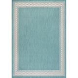 Lucia Classic Diamond Border Indoor/outdoor Area Rug