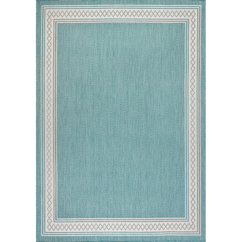 Lucia Classic Diamond Border Indoor/outdoor Area Rug