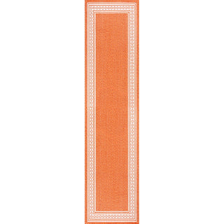 Lucia Classic Diamond Border Indoor/outdoor Area Rug