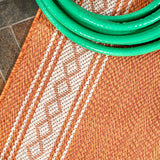 Lucia Classic Diamond Border Indoor/outdoor Area Rug