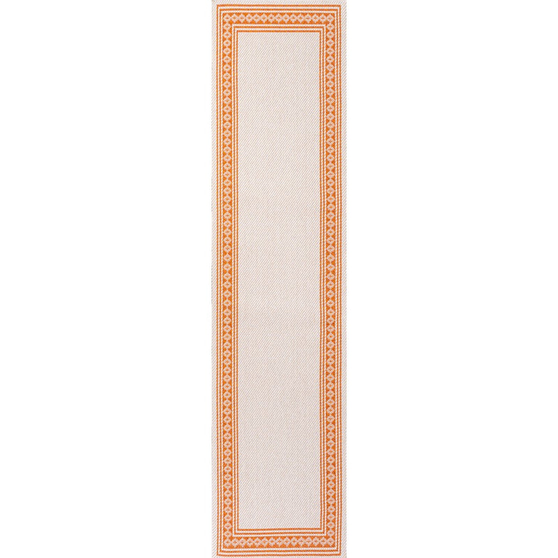 Lucia Classic Diamond Border Indoor/outdoor Area Rug