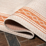 Lucia Classic Diamond Border Indoor/outdoor Area Rug