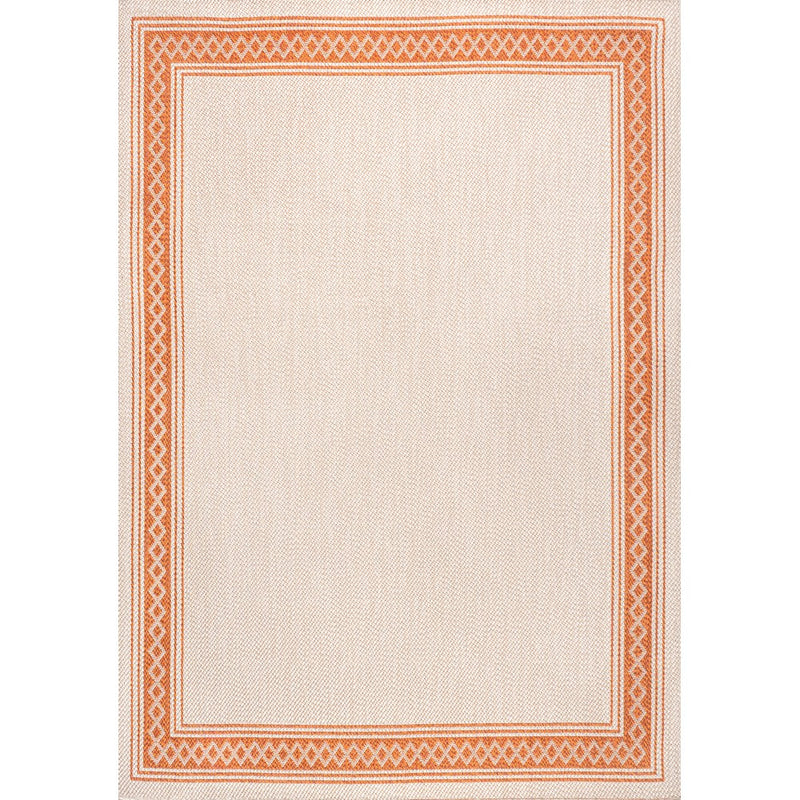 Lucia Classic Diamond Border Indoor/outdoor Area Rug