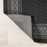 Lucia Classic Diamond Border Indoor/outdoor Area Rug