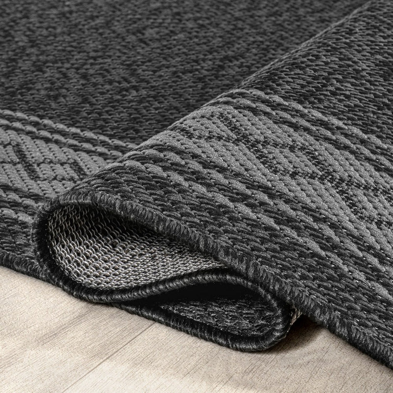 Lucia Classic Diamond Border Indoor/outdoor Area Rug