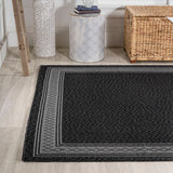 Lucia Classic Diamond Border Indoor/outdoor Area Rug