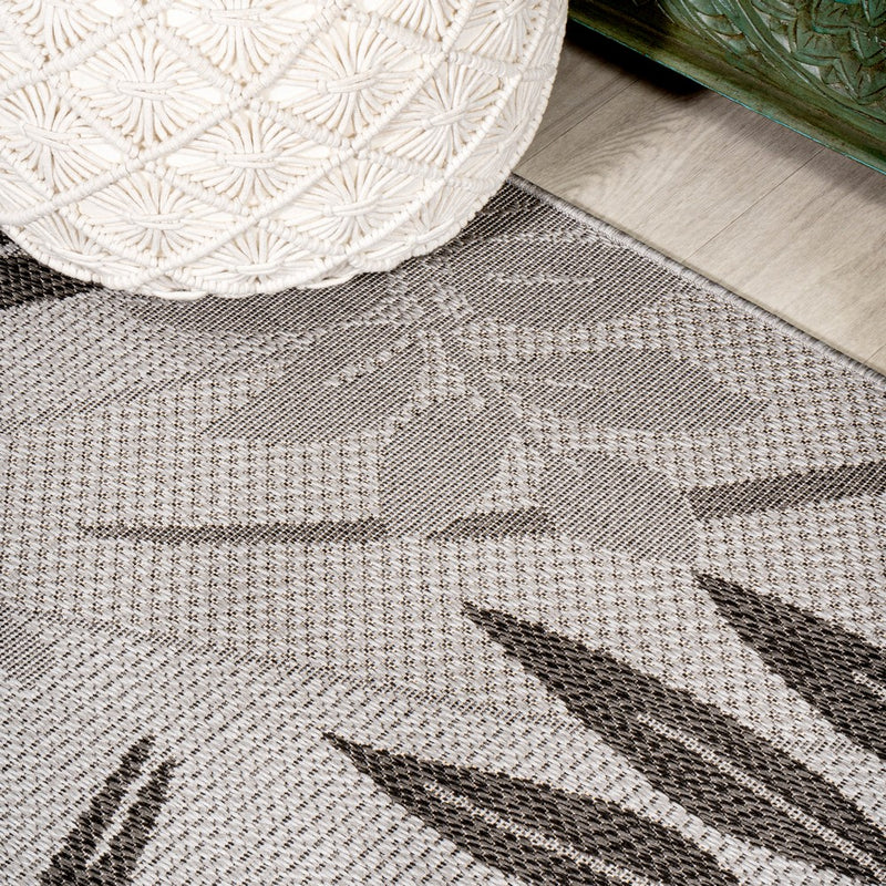 Havana Tropical Palm Leaf Indoor/outdoor Area Rug