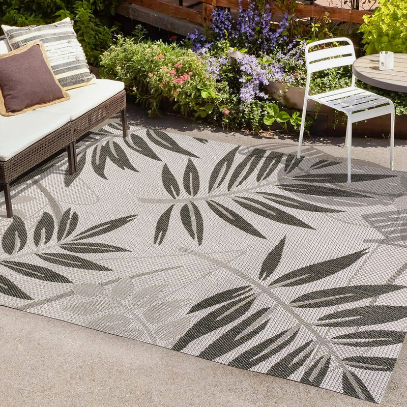 Havana Tropical Palm Leaf Indoor/outdoor Area Rug