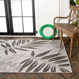 Havana Tropical Palm Leaf Indoor/outdoor Area Rug