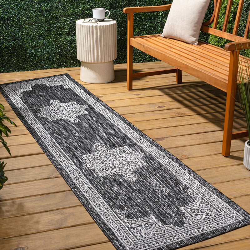 Arden Vintage Casual Medallion Indoor/Outdoor Area Rug
