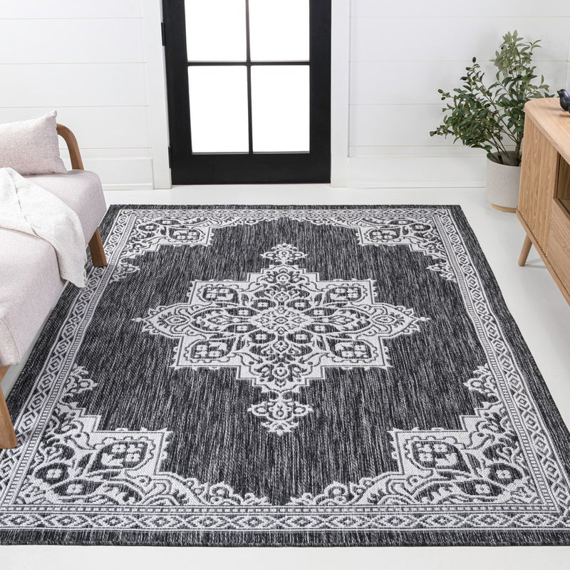 Arden Vintage Casual Medallion Indoor/Outdoor Area Rug
