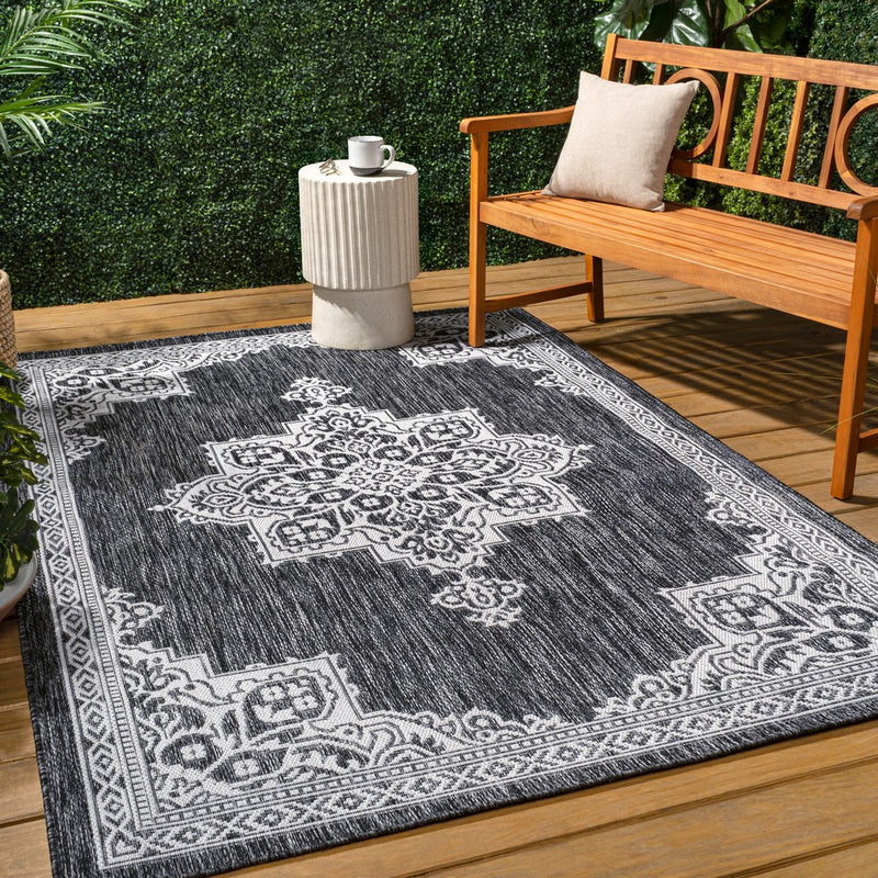 Arden Vintage Casual Medallion Indoor/Outdoor Area Rug