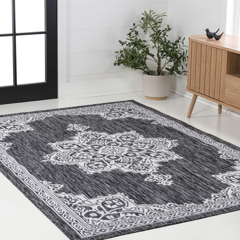 Arden Vintage Casual Medallion Indoor/Outdoor Area Rug
