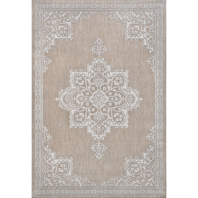 Arden Vintage Casual Medallion Indoor/Outdoor Area Rug