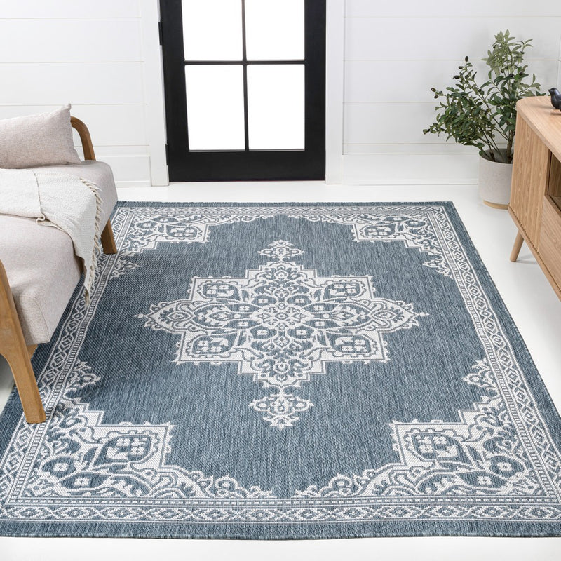 Arden Vintage Casual Medallion Indoor/Outdoor Area Rug