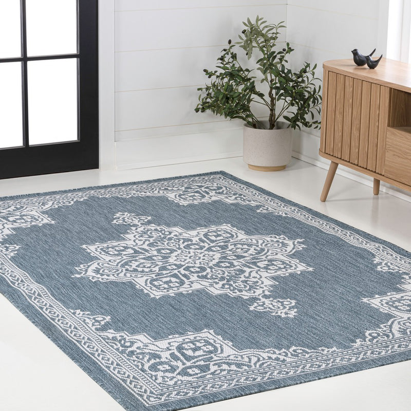 Arden Vintage Casual Medallion Indoor/Outdoor Area Rug