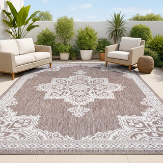 Arden Vintage Casual Medallion Indoor/Outdoor Area Rug