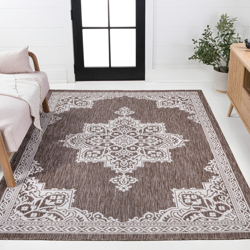 Arden Vintage Casual Medallion Indoor/Outdoor Area Rug