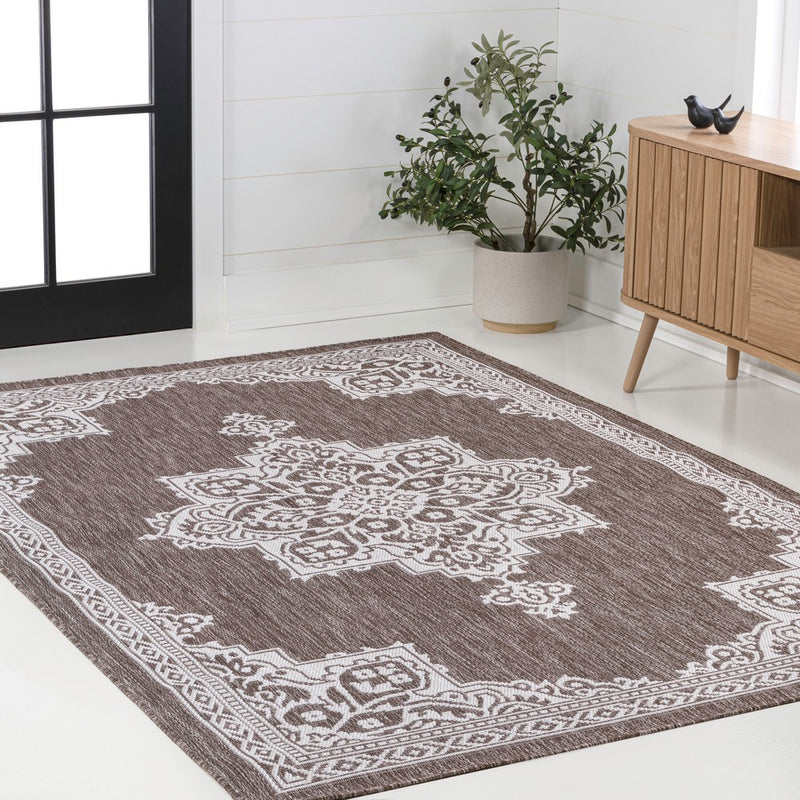 Arden Vintage Casual Medallion Indoor/Outdoor Area Rug