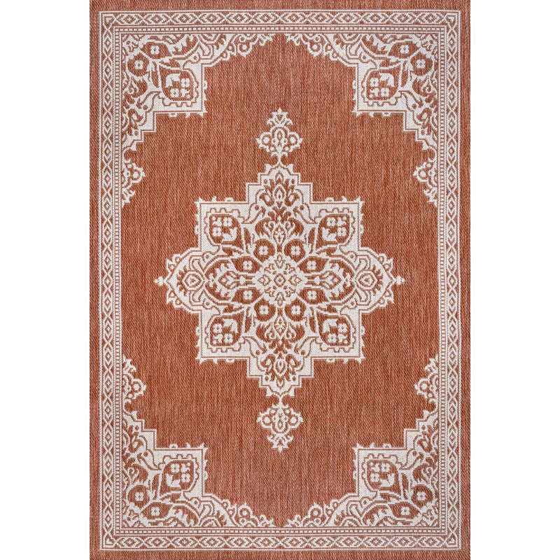 Arden Vintage Casual Medallion Indoor/Outdoor Area Rug