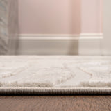 Alcina Modern Scandinavian Graphic Lines High-Low Area Rug