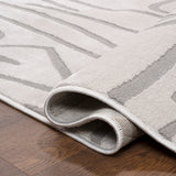 Alcina Modern Scandinavian Graphic Lines High-Low Area Rug