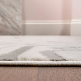 Alcina Modern Scandinavian Graphic Lines High-Low Area Rug