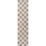 Modern Geometric Checkerboard High-Low Area Rug