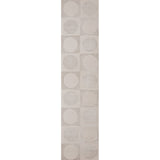 Geometric Modern Geometric Circles In Squares High-Low Area Rug