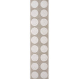 Adrian Modern Geometric Circle Dot High-Low Area Rug