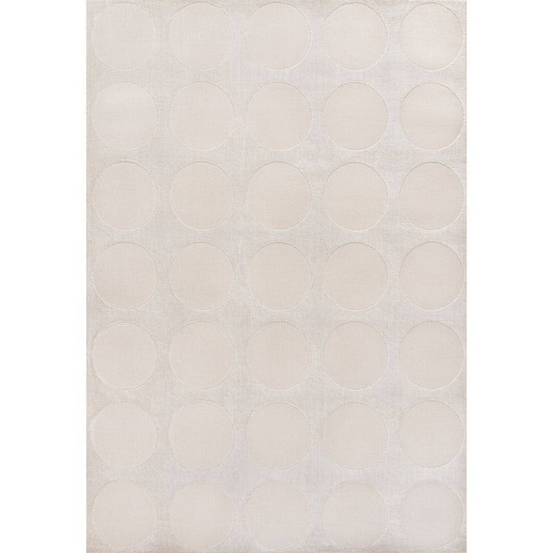 Adrian Modern Geometric Circle Dot High-Low Area Rug