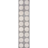 Adrian Modern Geometric Circle Dot High-Low Area Rug