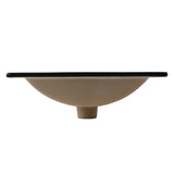 Ancillary 3-Hole 20 in. W x 18.25 in. D Classic Contemporary Rectangular Ceramic Single Sink Basin Vanity Top - JONATHAN Y