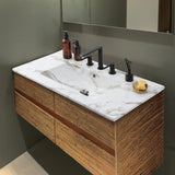 Ancillary 3-Hole Classic Contemporary Rectangular Ceramic Single Sink Basin Vanity Top