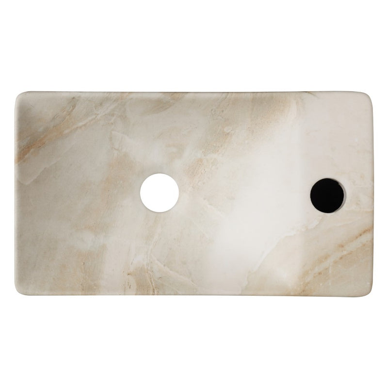 Felix 15 in. W x 8 in. D Modern Wall Mounted Rectangular Ceramic Mini Sink